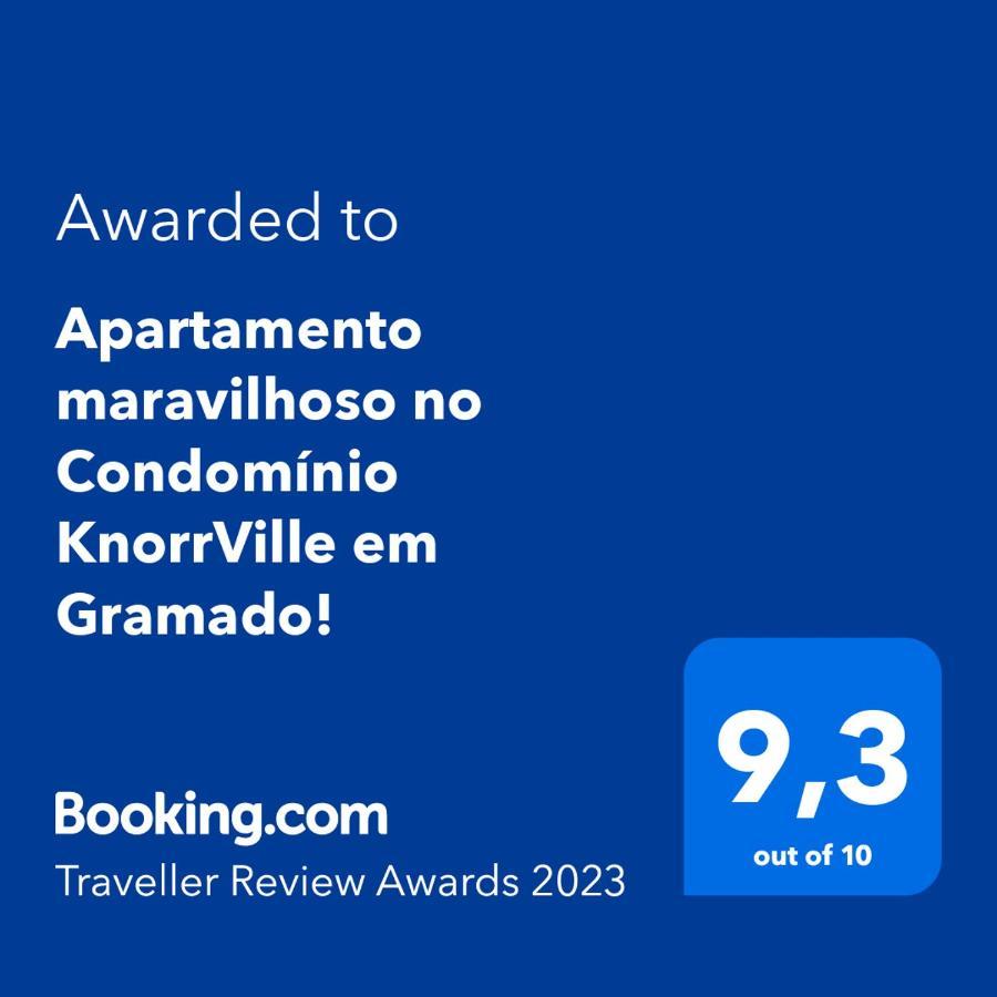 Apartamento maravilhoso no Condomínio KnorrVille em Gramado! Exterior foto